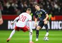 Norwich City Kenny McLean played for Scotland as they beat Poland 2-1