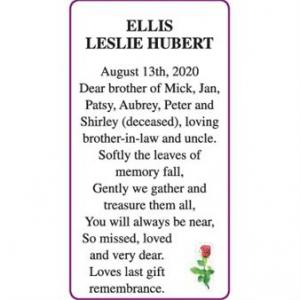 LESLIE HUBERT ELLIS