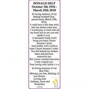 DONALD SELF