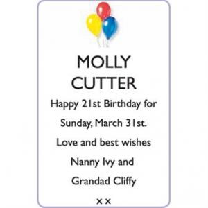 MOLLY CUTTER