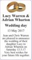 Lucy Warren & Adrian Wharton