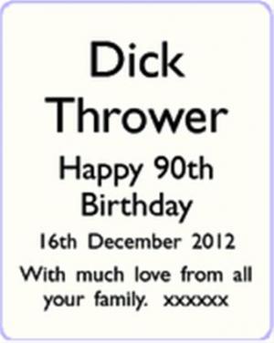 Dick Thrower