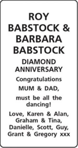 ROY BABSTOCK - BARBARA BABSTOCK