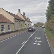 The Green Man restaurant near to where two vehicles crashed on July 31, 2021.