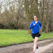 Alison Armstrong out on a training run.