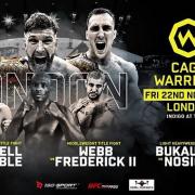 Cage Warriors 111 will be held at the Indigo at the O2 Arena on Friday. Picture: CAGE WARRIORS