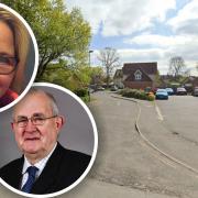 A lack of proper markings in a car park has led to parking chaos