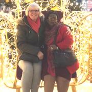 Eileen Kibby, left, with her dear friend Mim Potter who died aged 76 on November 1