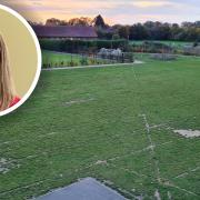 The school field at Hethersett Woodside Primary & Nursery School will finally be brought into full use. Inset: Headteacher  Louise Mainwaring