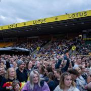 Fans watching Take That at Carrow Road in 2024 Picture: Tom Horne Photography