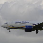 Another Nauru Airlines Boeing 737 has arrived in Norwich