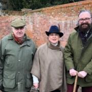 Tributes have poured in for David Mackie (left) who died suddenly at home last month. Also pictured: Christine and Ian Mackie