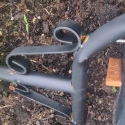 A community garden in Hethersett has been vandalised