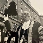 Dr Peter English as the Lord Mayor of Norwich in 1978