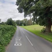 Salhouse Road in Wroxham is blocked following a crash