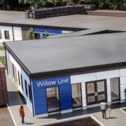 Multiple EV charging points have been erected at the multi-million pound Willow Unit at Norwich Community Hospital