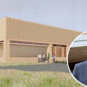 Plans have been given the green light for a new data centre at Norwich Research Park. Inset: Professor Neil Hall