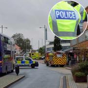 Police have confirmed the man who was spotted on top of the NCP car park in St Stephens Street, has been detained under the Mental Health Act