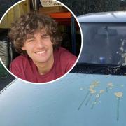 A Plumstead lad's one-of-a-kind car has been vandalised