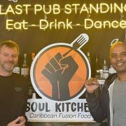 Simon Peters, general manager of Last Pub Standing, and Geoff Mayers, owner of Norwich Soul Kitchen