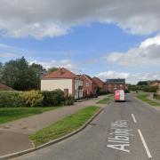 The man was found in Albini Way in Wymondham