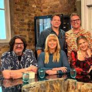 Jay Rayner (left) cooked XO Kitchen's dish on Saturday Kitchen