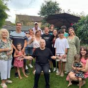 A family reunion held in August which Albert referred to as the last supper. Photo: Family Collection.