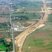 The Long Stratton bypass is taking shape