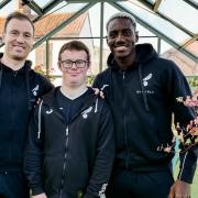 City stars have helped launch a garden project at The Nest