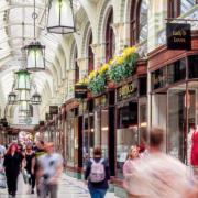 The Royal Arcade in Norwich has been named among the seven prettiest shopping arcades in the country