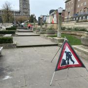 The Memorial Gardens have been cleared of several tents and a large group of 