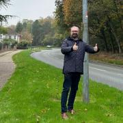 Norfolk County Council has reversed its decision to permanently turn off streetlights in Dussindale Drive and switched to 'part-night' lighting after resident and councillor backlash