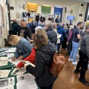 Thousands of former and current pupils of the Hewett School converged for a last look around the original school before work starts in the next few weeks to replace them