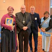 RME Volunteers with Helena Judd, Bishop Peter Collins, Inti Paoluccis and Pam