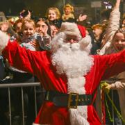 The Norwich Christmas lights switch-on drew a large crowd - including Santa Claus