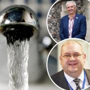 Green county councillor Paul Neale (inset top) has raised concerns about the possible addition of fluoride to Norfolk's drinking water. Inset below: County councillor Brian Long