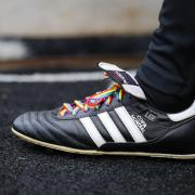 Stonewall’s research comes during their Rainbow Laces campaign (Isaac Parkin/PA)