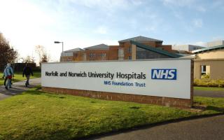 General View of the Norfolk and Norwich University Hospital at Colney