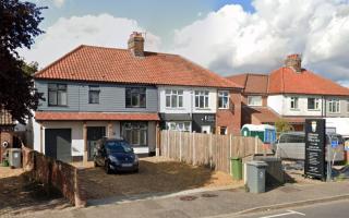 Friends Dental Practice in Sprowston is hoping to expand into the neighbouring property, pictured left