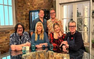 Jay Rayner (left) cooked XO Kitchen's dish on Saturday Kitchen